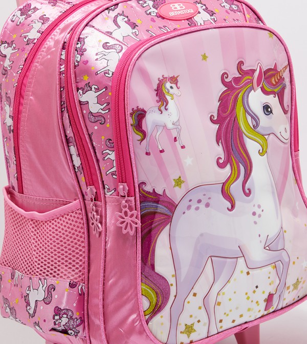 بيراستوجي سي سي سي سي سي سي - وردي حقيبة ظهر بعجلات