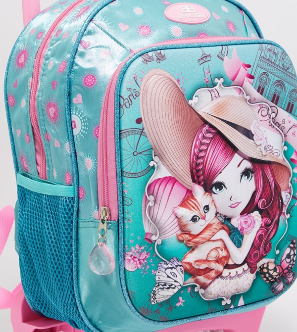 Berastogi @ CCC  Trolley Backpack - AQUA Trolley Backpack