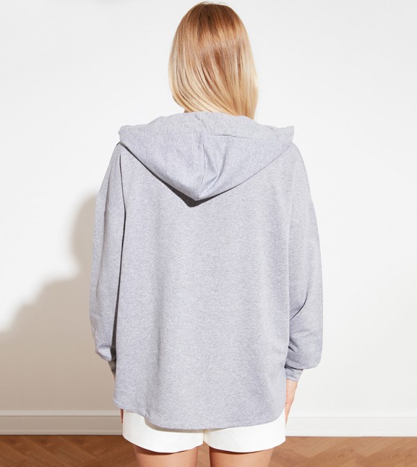 ترينديول ترينديول - رمادي Fashion Sweatshirt