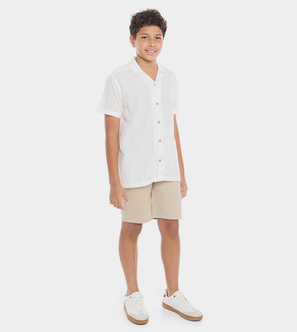 R&B  four the bright future ss25 - Beige Shorts