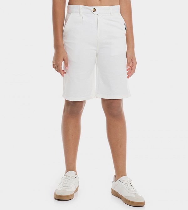 R&B R&B - White Shorts
