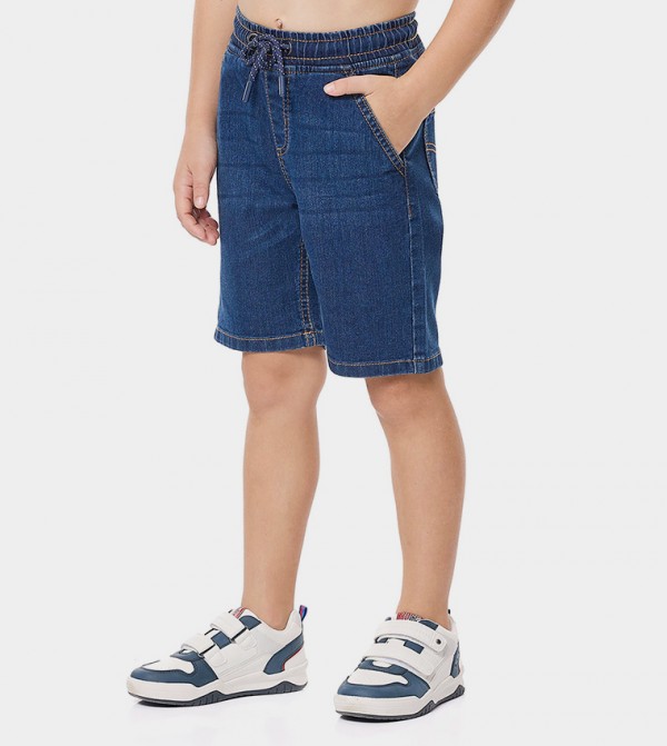 R&B  Shorts - Blue Shorts