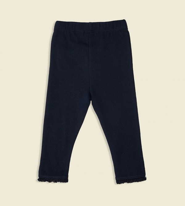 R&B  Bottomwear - Navy Trousers & Pants