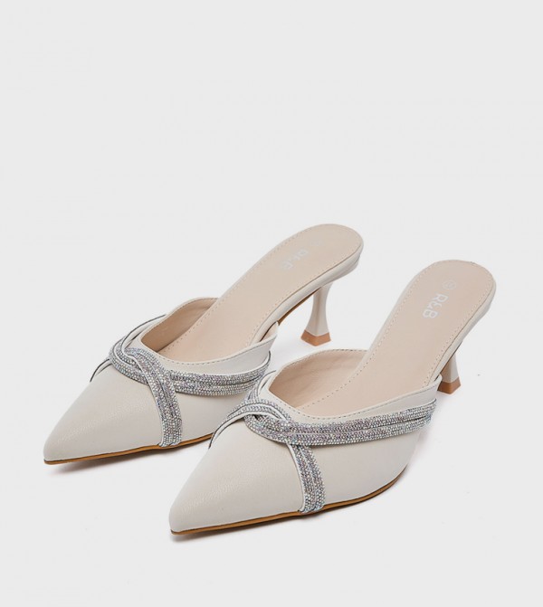 R&B  Shoes - Ivory Pumps