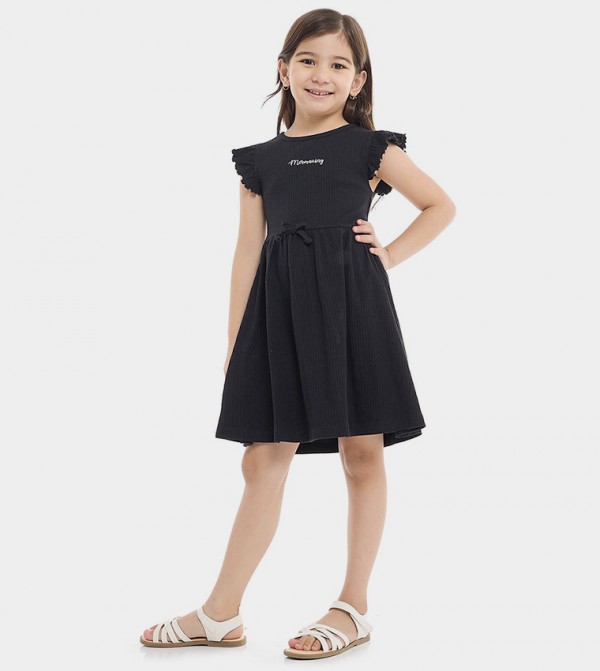 R&B  Dresses - Black Casual Dress