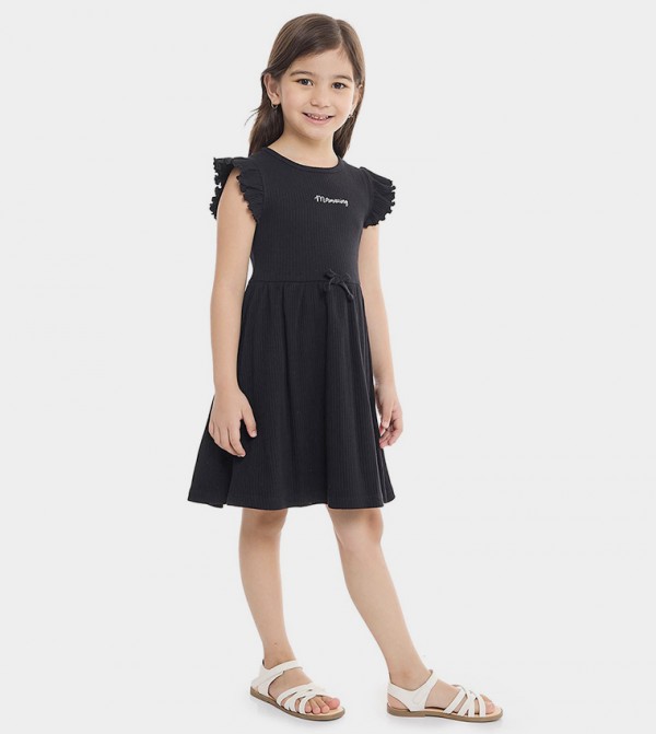 R&B  Dresses - Black Casual Dress