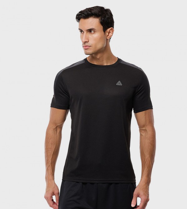 أر آند بي  ملابس - أسود T-Shirts & Vests