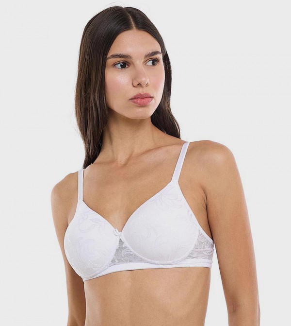 R&B  Lingerie - White Bras