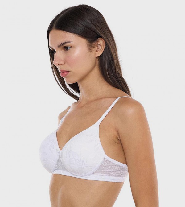 R&B  Lingerie - White Bras