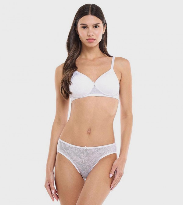 R&B  Lingerie - White Bras