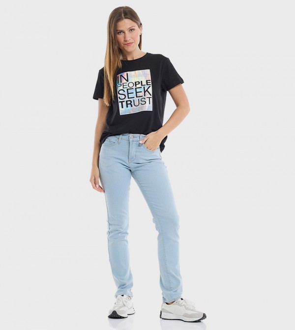 R&B R&B - Black Casual T-Shirts