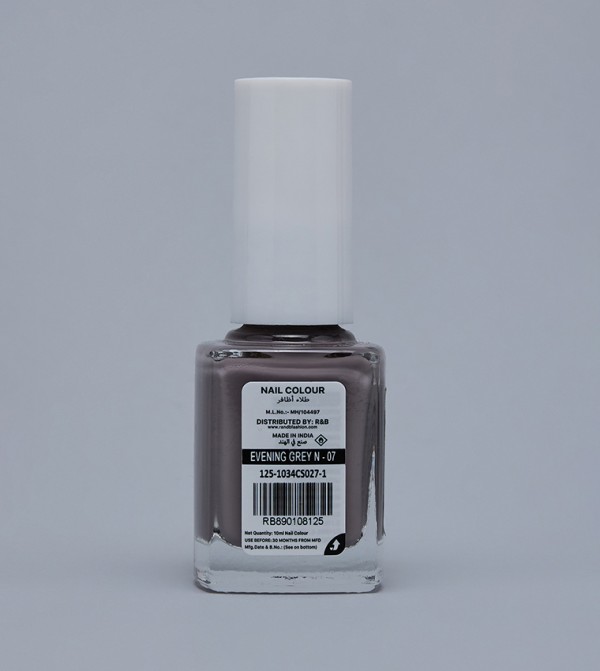 R&B  Beauty - LIGHT GREY Nail Polish
