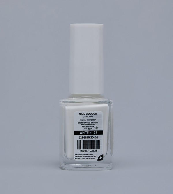 R&B  Beauty - White Nail Polish