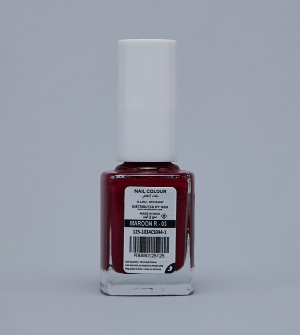 R&B  Beauty - Maroon Nail Polish