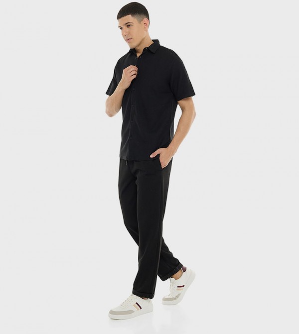 R&B  Pants & Chinos - Black Casual Pants