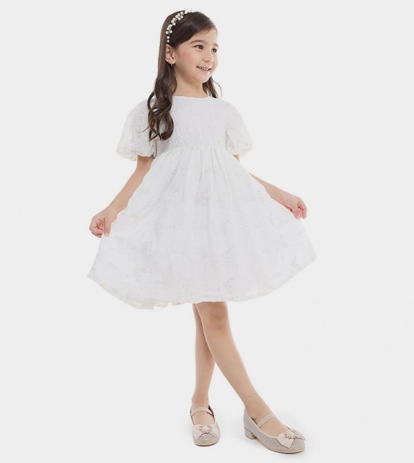 R&B  Dresses - White Casual Dress