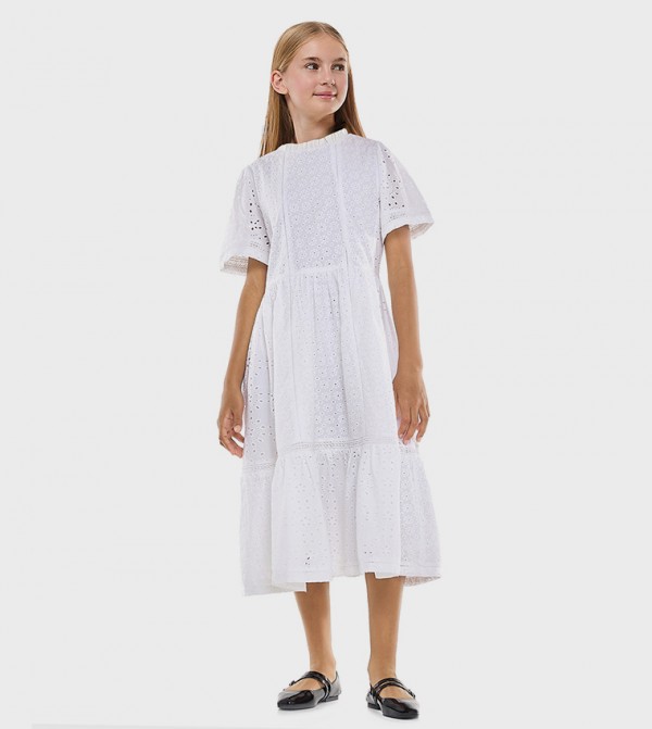 R&B  Dresses - White Casual Dress