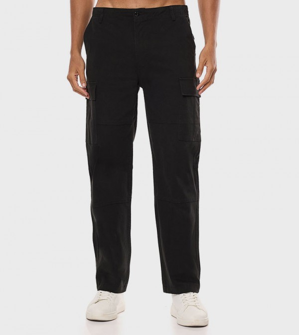 R&B  Pants & Chinos - Black Cargos