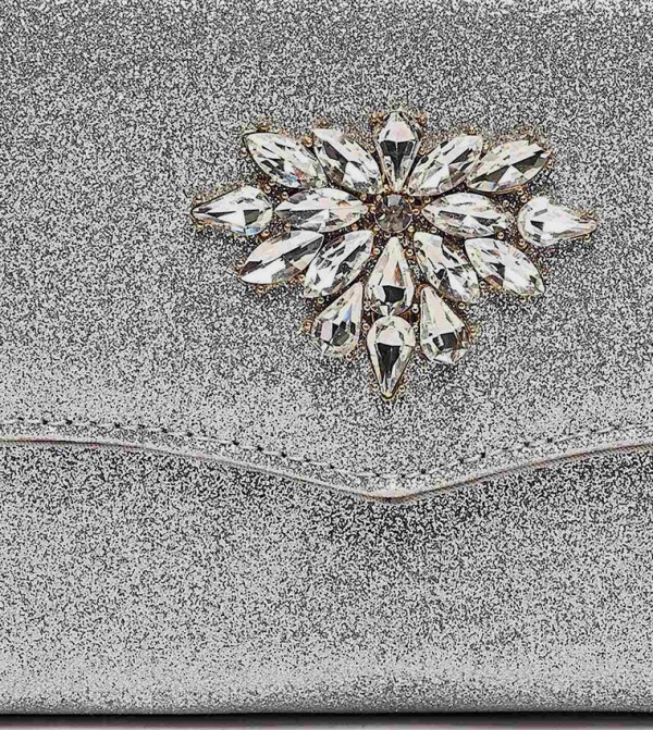 أر آند بي  حقائب - فضي كروس 