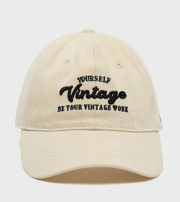 أر آند بي  كاب وقبعات - بيج Baseball Caps