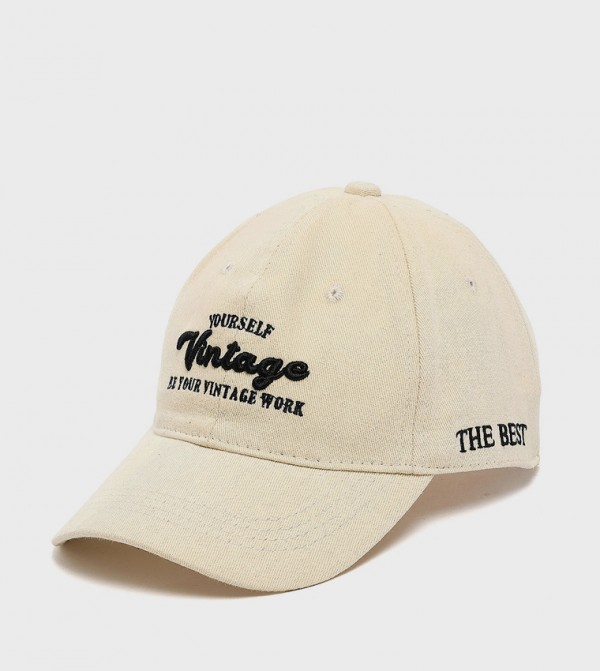 أر آند بي  كاب وقبعات - بيج Baseball Caps