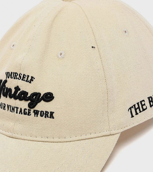 أر آند بي  كاب وقبعات - بيج Baseball Caps