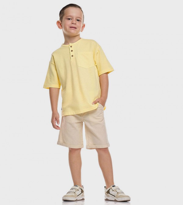R&B R&B - Beige Shorts