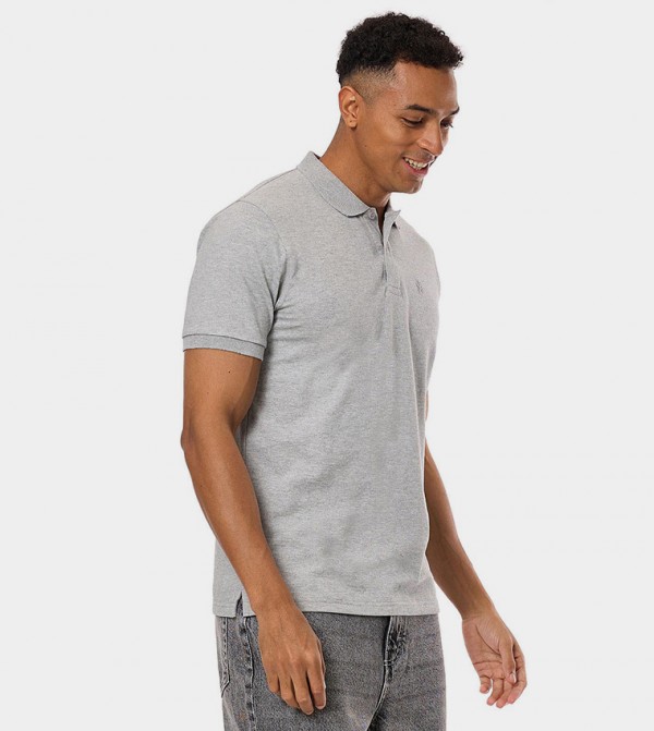 R&B  - Grey Polo T-shirts