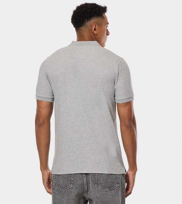 R&B  - Grey Polo T-shirts