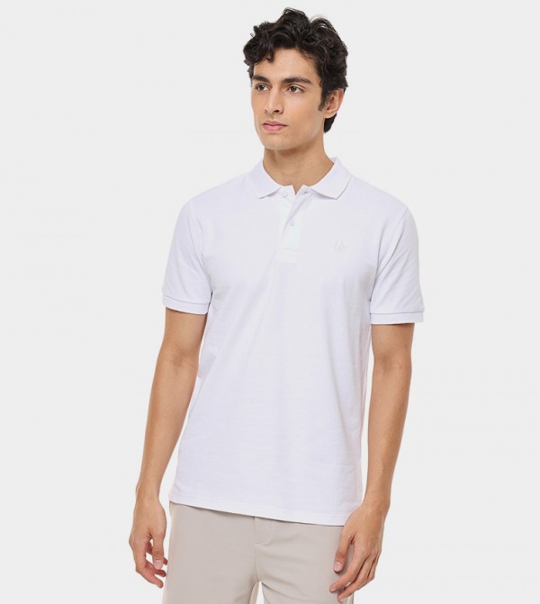 R&B  - White Polo T-shirts