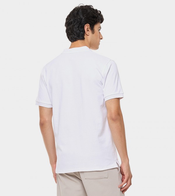 R&B  - White Polo T-shirts
