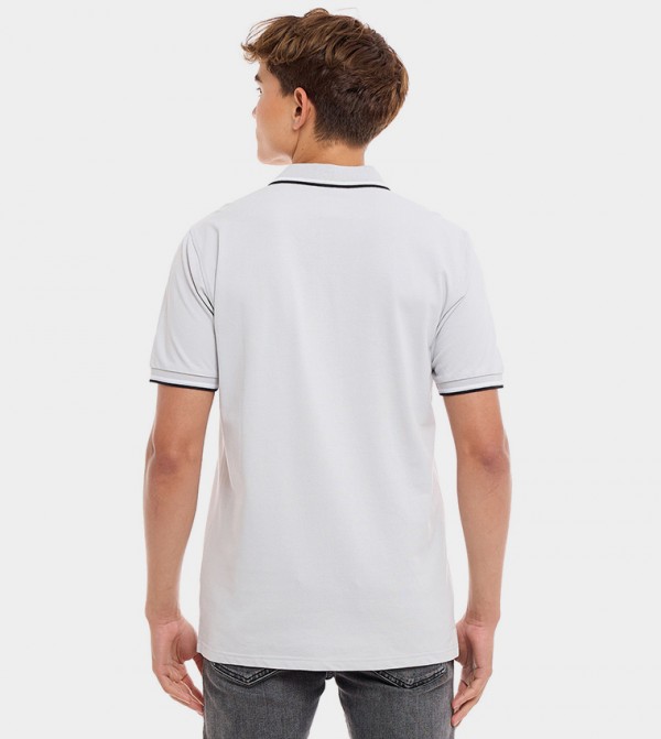 R&B  - Silver Polo T-shirts