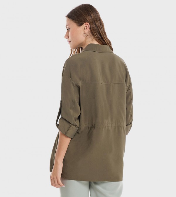 R&B  - Olive Casual Jackets