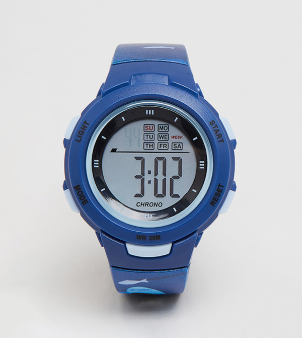 أر آند بي  ساعات - أزرق ساعات رقمية