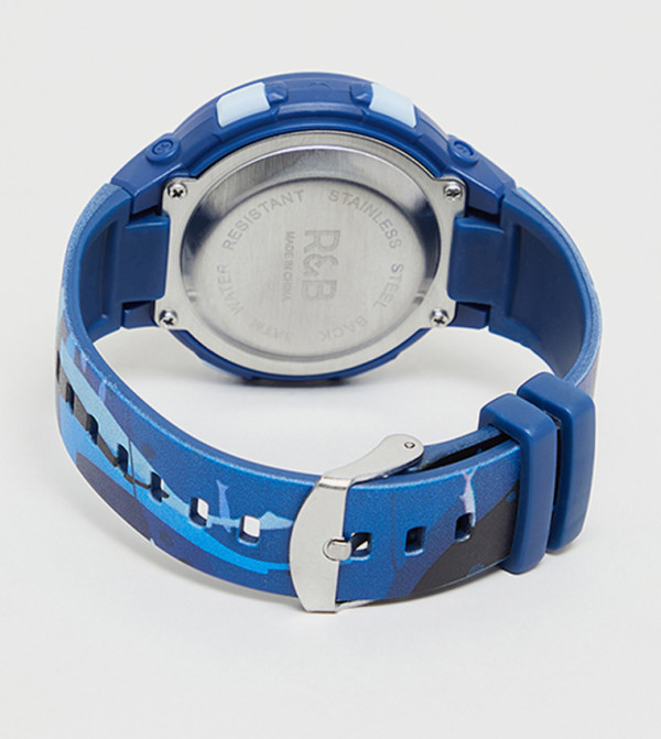 أر آند بي  ساعات - أزرق ساعات رقمية