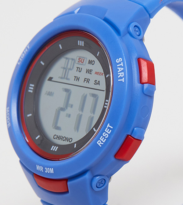 أر آند بي  ساعات - أزرق ساعات رقمية