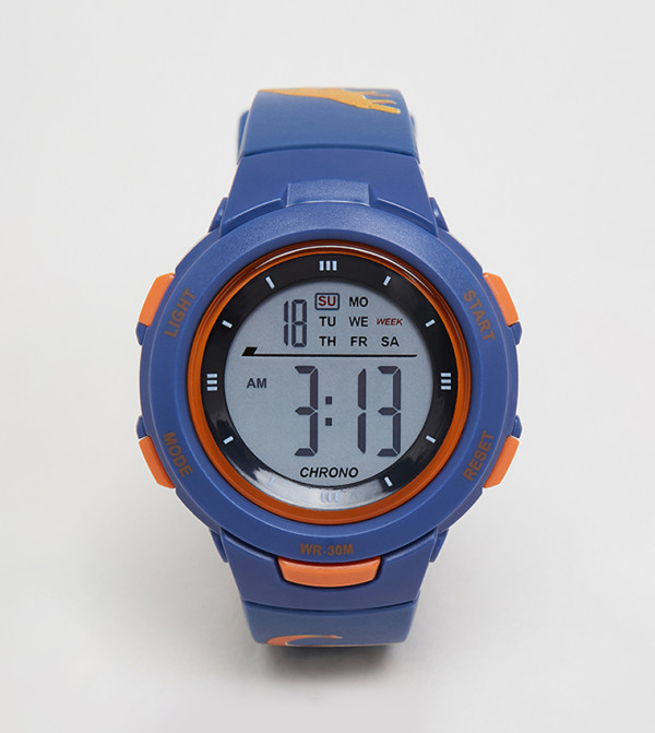 أر آند بي  ساعات - أزرق ساعات رقمية