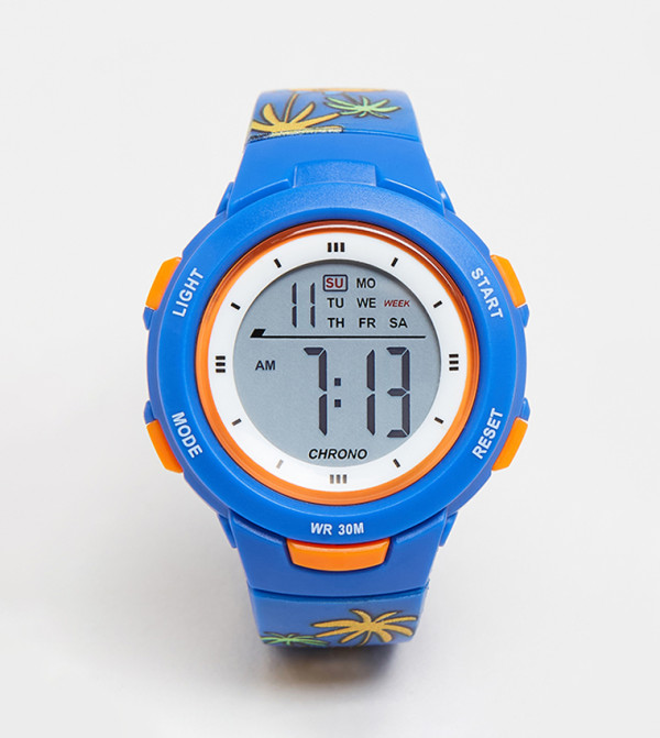 أر آند بي  ساعات - أزرق ساعات رقمية