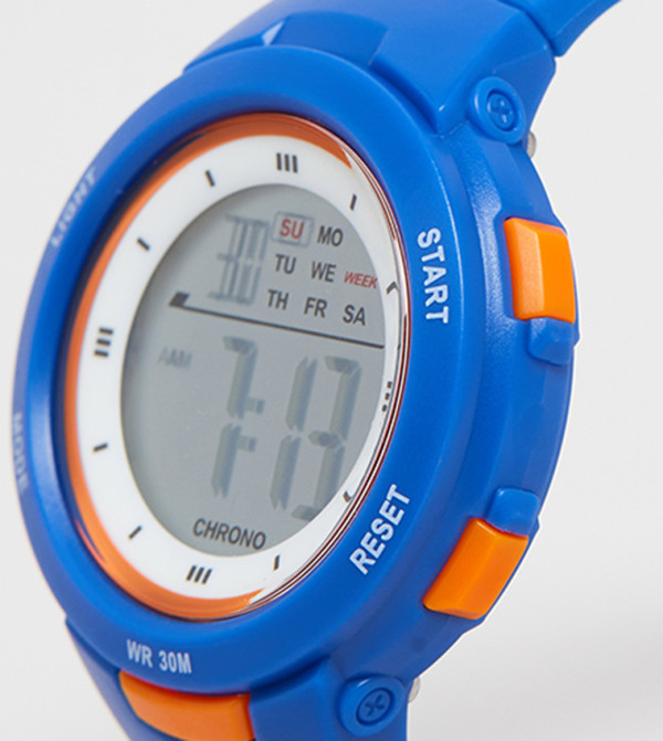 أر آند بي  ساعات - أزرق ساعات رقمية