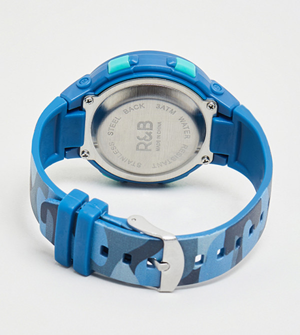 أر آند بي  ساعات - أزرق ساعات رقمية