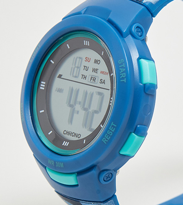 أر آند بي  ساعات - أزرق ساعات رقمية