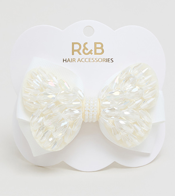 R&B  Hair Accessories - Ivory Hair Clips