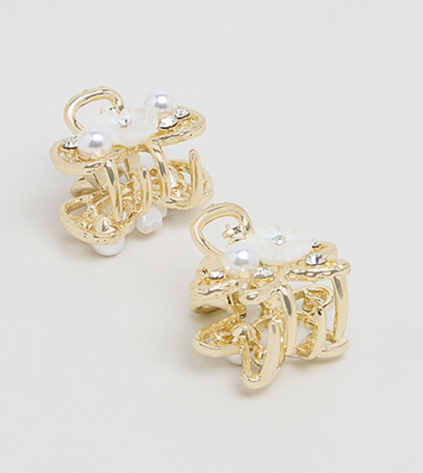 R&B  Hair Accessories - Gold Hair Clips