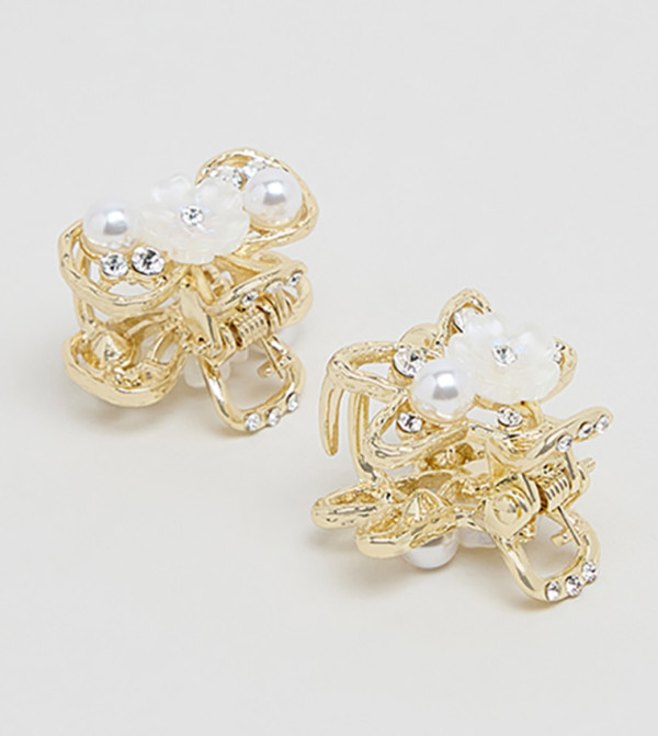 R&B  Hair Accessories - Gold Hair Clips