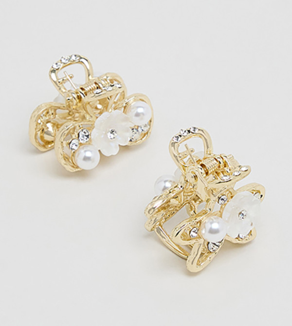 R&B  Hair Accessories - Gold Hair Clips