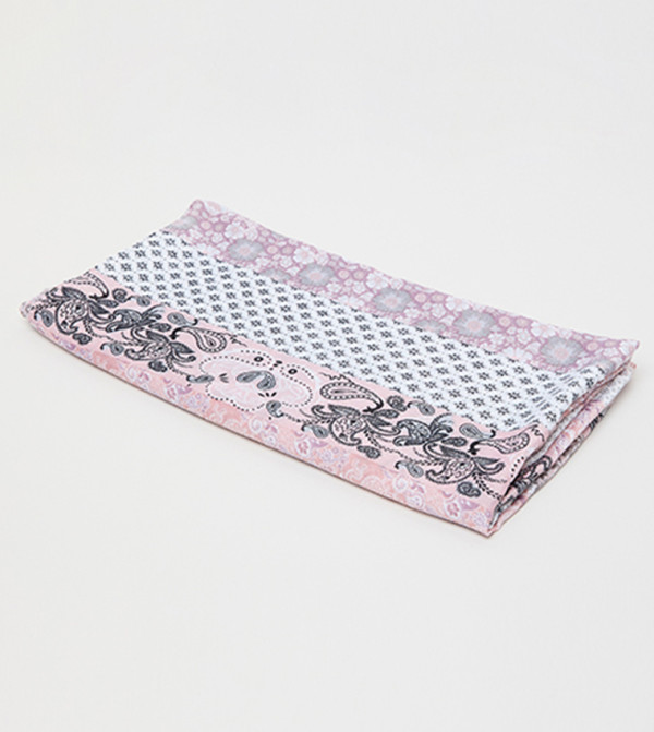 R&B  Scarves - Pink Woven Scarves