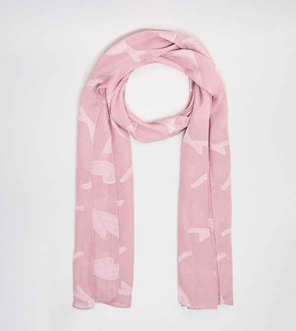 R&B  Scarves - Rose Woven Scarves