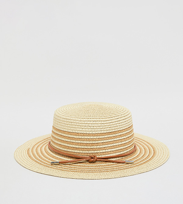 R&B  Caps & Hats - Beige Hats