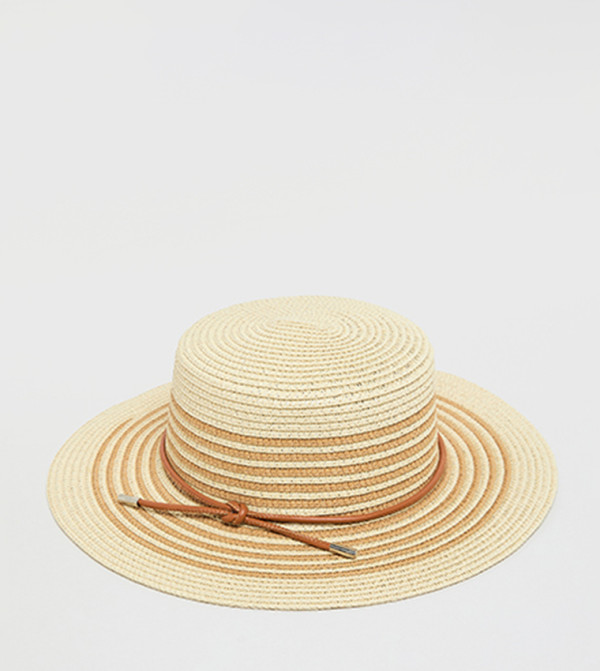 R&B  Caps & Hats - Beige Hats