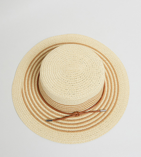 R&B  Caps & Hats - Beige Hats